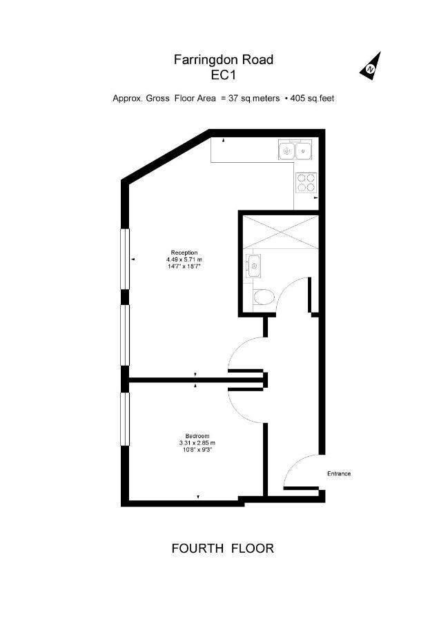 Heinze Flat 402 - One Bedroom Fourth Floor Flat By City Living London Exteriör bild